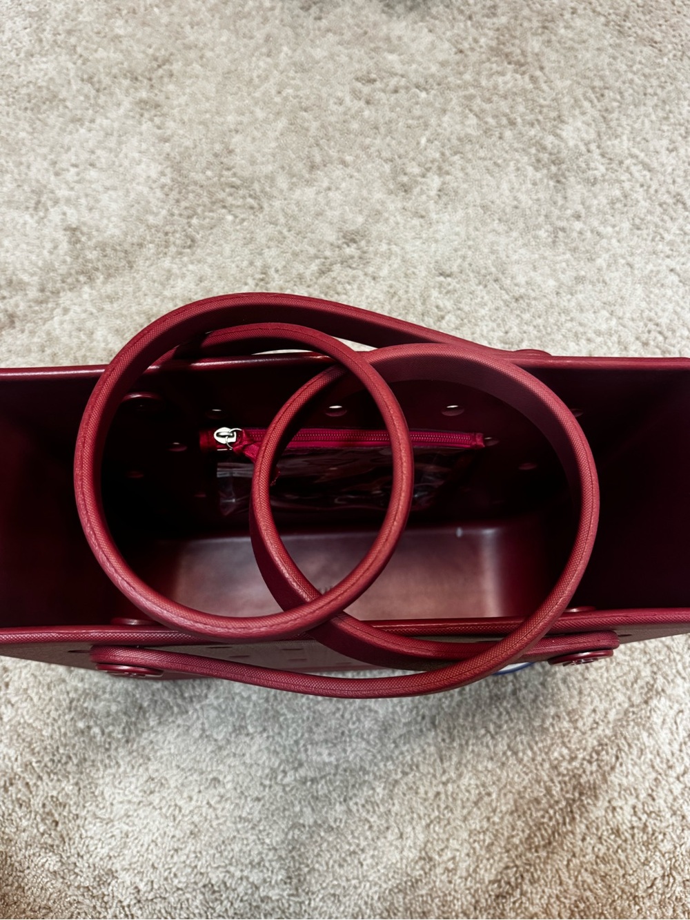 BOGG BAG Burgundy Red Tote - Picture 2 of 2